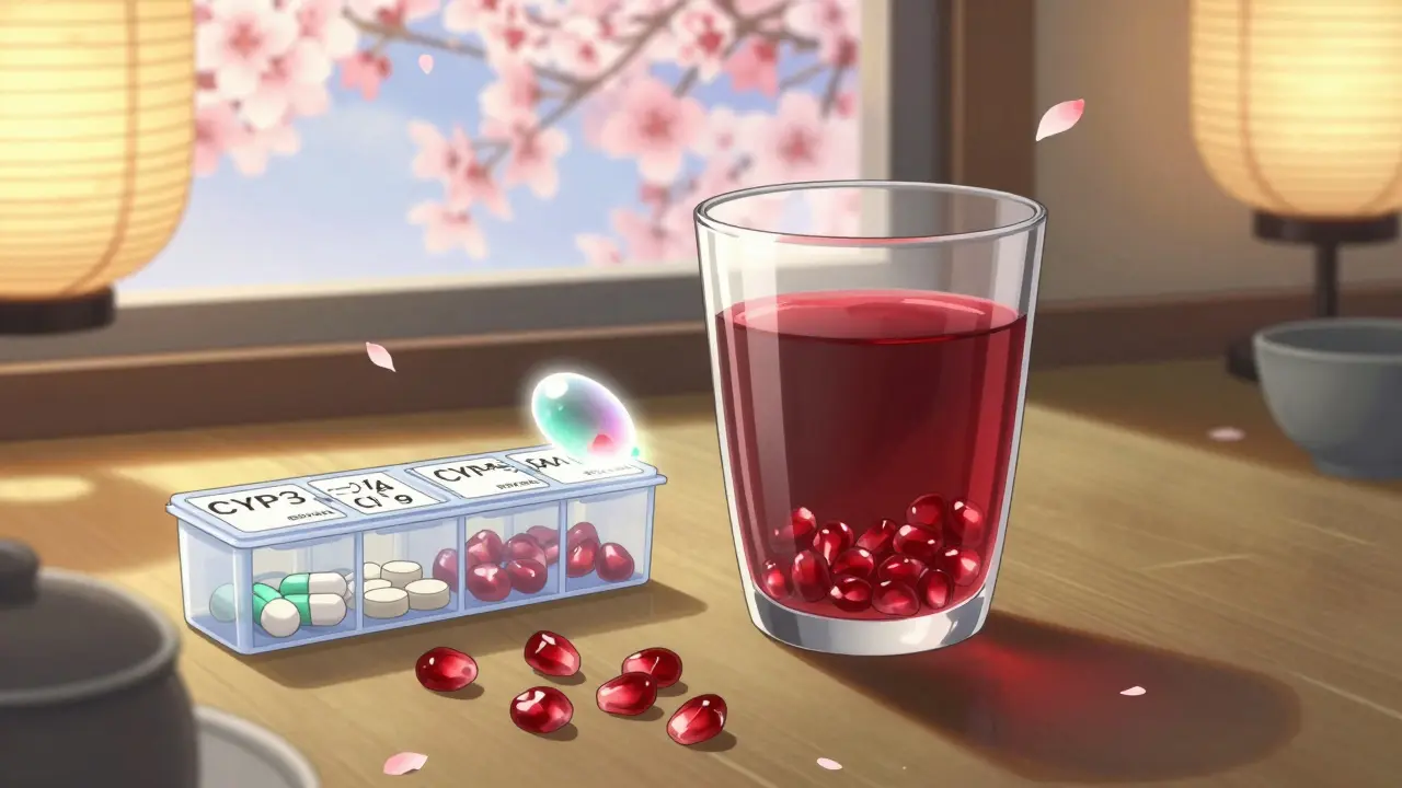 Pomegranate Juice and Medication Metabolism: What You Need to Know