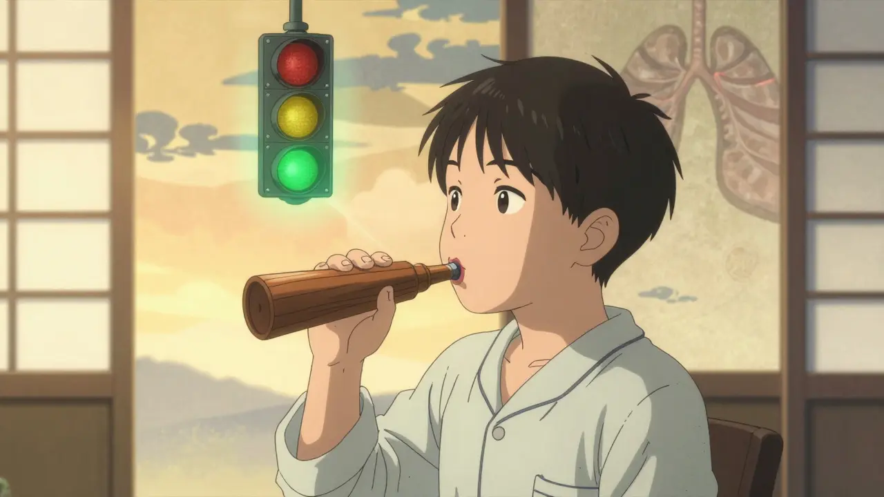 Peak Flow Monitoring in Asthma: Daily Tracking and Thresholds